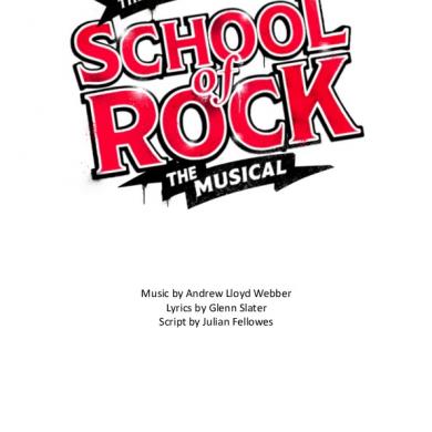 School of rock audition script